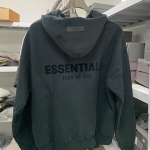 Essentials Fear of God Black Hoodie